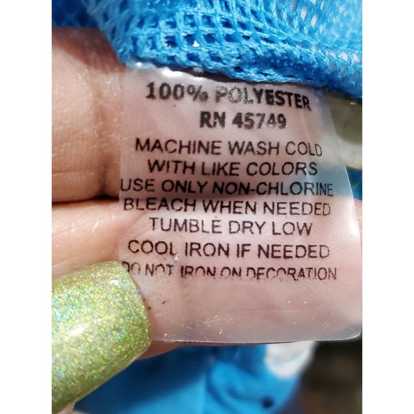 Threehearts Women's Blue Polyester Long Sleeve Jacket & Trouser 2 Piece Suit PL - Picture 9 of 12